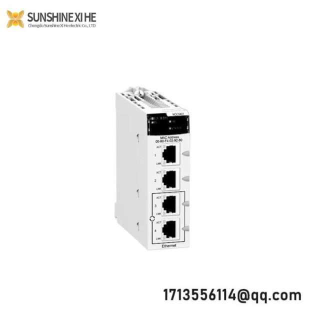 Schneider Electric BMXNOC0401: Industrial Ethernet Communication Module, Designed for Robust Environments